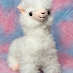 М'яка, біла Альпака 45см