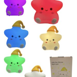 Силіконовий нічник у формі зірочки